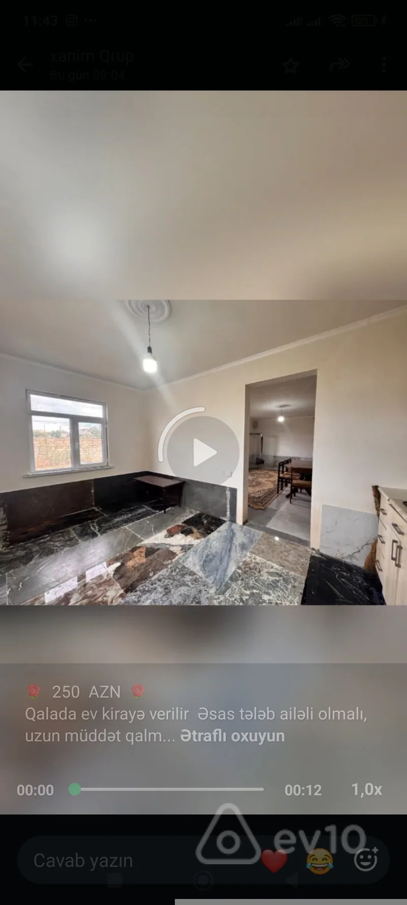 2 otaqlı həyət evi, 45 m², Qala — kirayə — Ev, villa, Bakı (5)