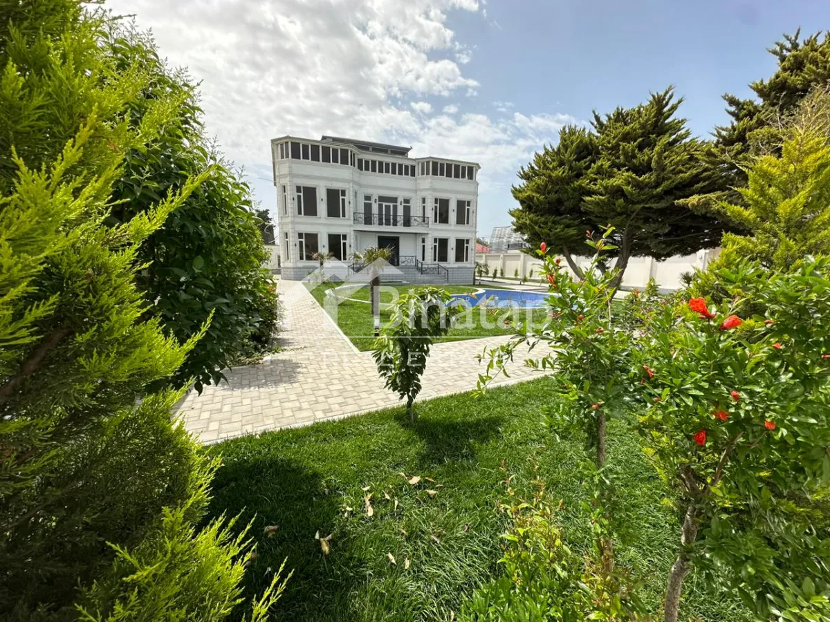Satılır 5 otaqlı həyət evi / bağ evi 1200 m², Şüvəlan qəsəbəsi, Xəzər rayonu — Ev, villa, Bakı (2)