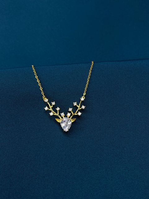 Gümüş boyunbağı GB_BM1751, qızılı — Bakı