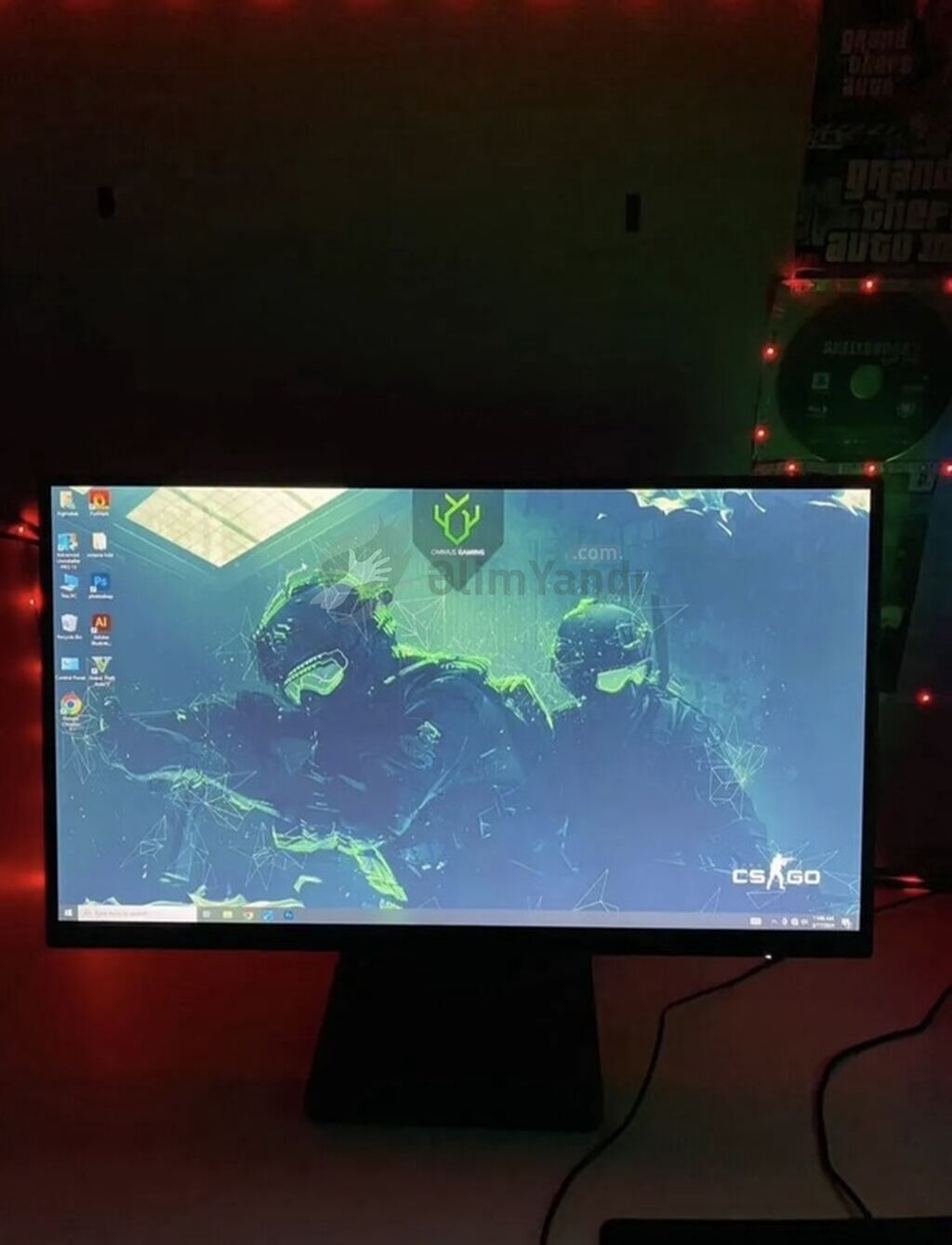 Gaming stolüstü kompüter seti Təcilii Satılır Elimyandi — Elektronika, Bakı (5)