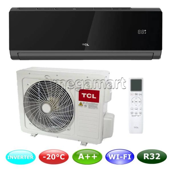 Kondisioner TCL TAC-12CHSD/XA82 (Borulu), Black/Mirror — Kondisioner və split-sistemlər, Bakı (3)