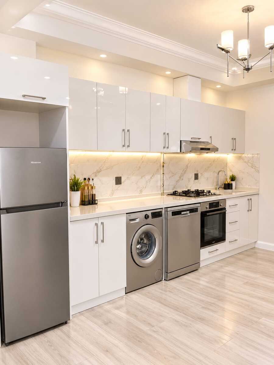 İcarəyə verilir 3 otaqlı yeni tikili 96 m² — Mənzil, Bakı (8)