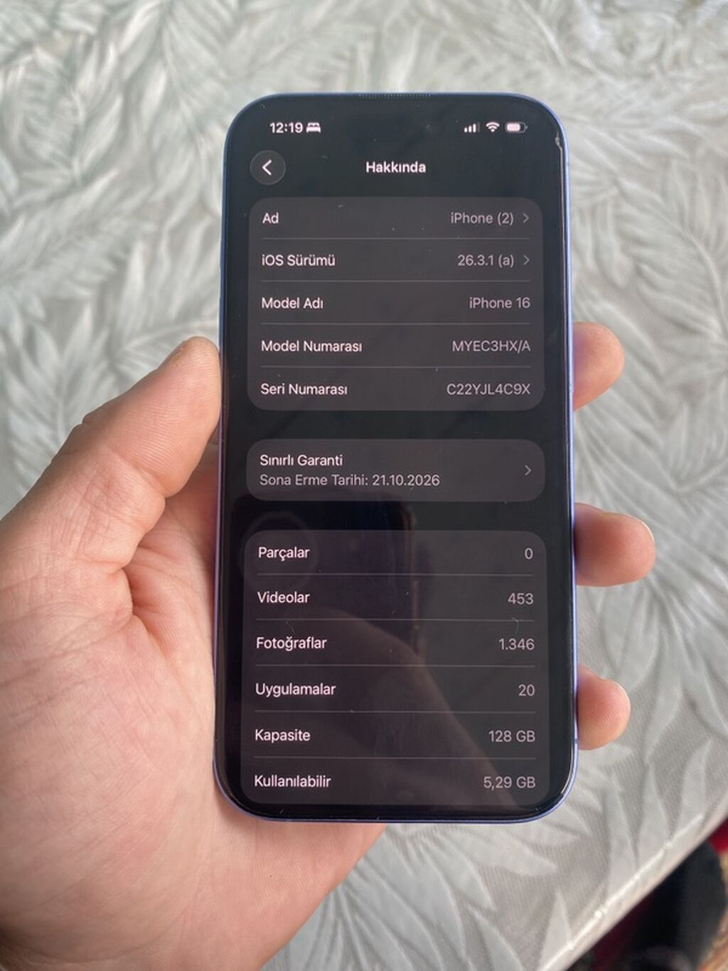 IPhone 15, Mavi, Face ID — Apple iPhone, Bakı (8)