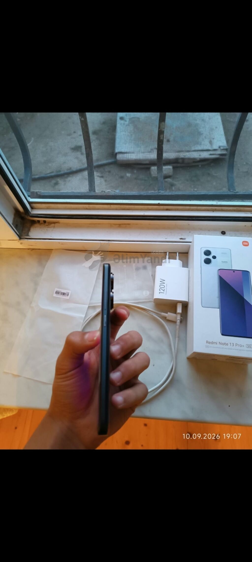 Redmi Note 13 Pro+, 256 GB, rəng - Qara, Barmaq izi, İki sim — Elektronika, Bakı (4)