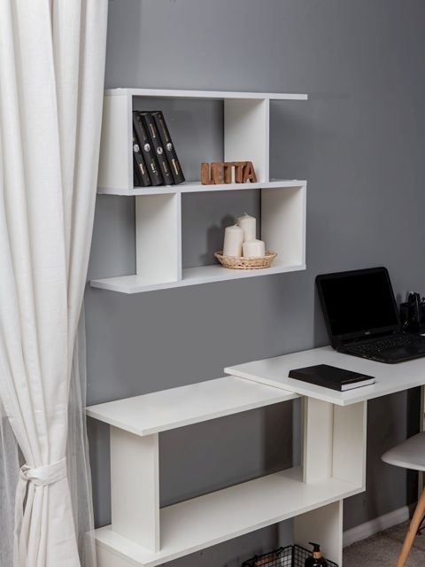 Rəf Letta, ağ, Ldsp, 68х18х52 sm — Bakı