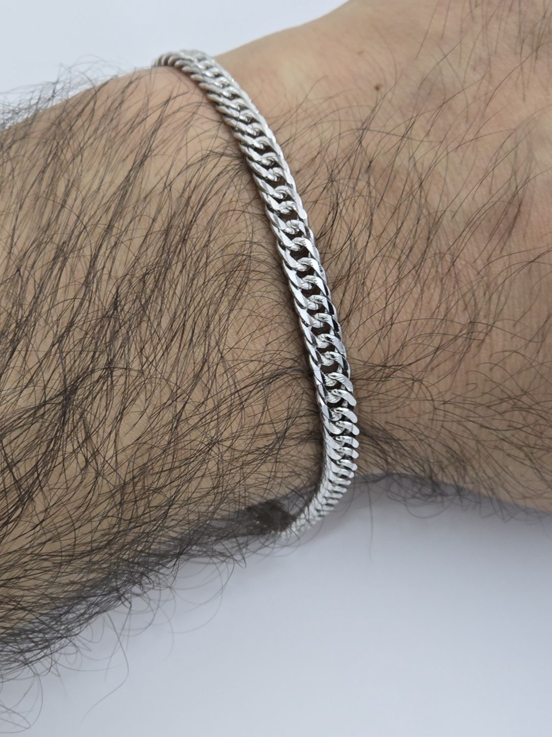 Qolbaq kişilər üçün M-SB-009, gümüş 925 əyar — Mallar, Bakı
