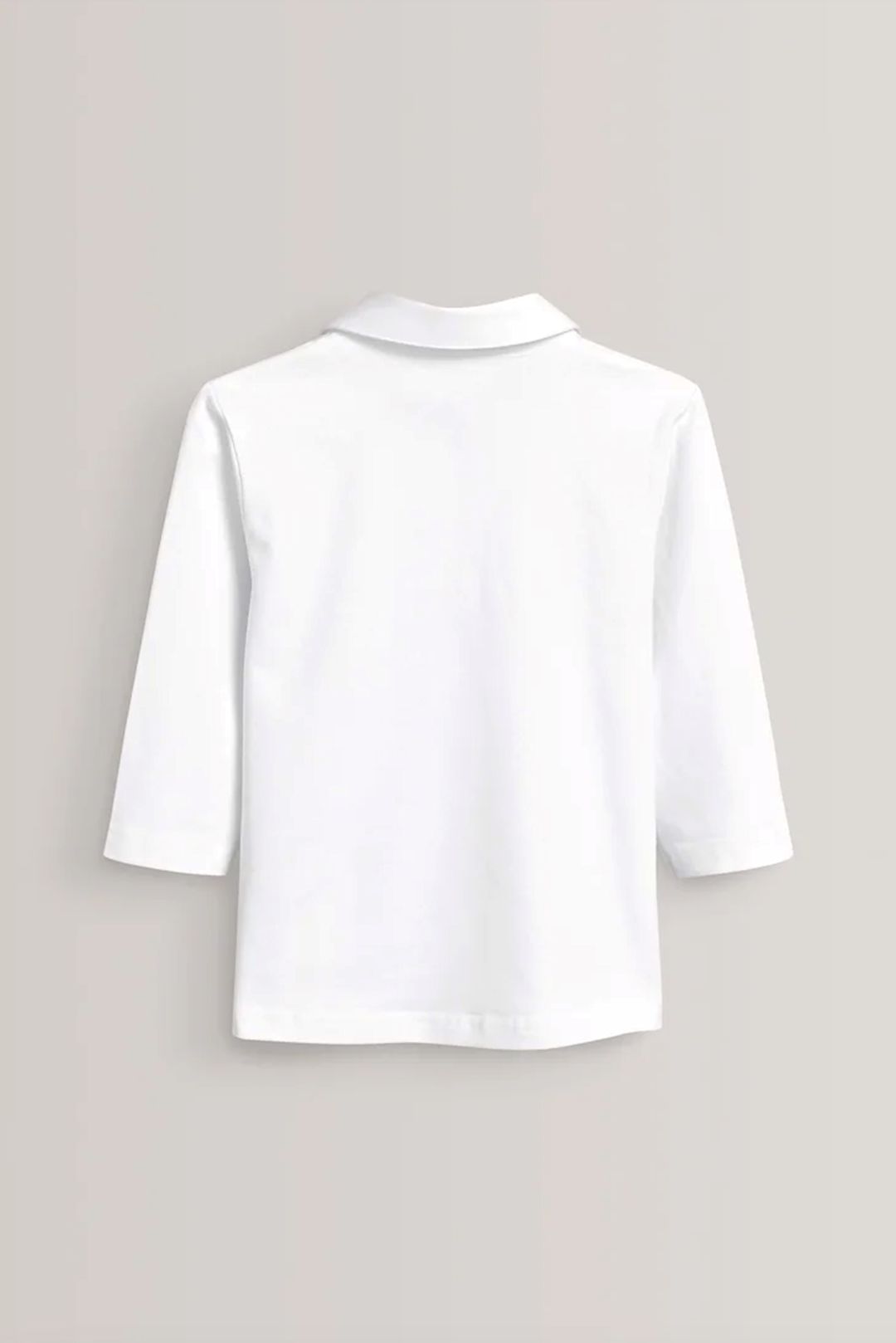Qızlar üçün məktəbli qısaqol köynək Next jersey blouse, ağ, pambıq/elastan, ölçü 12 yaş — Mallar, Bakı (3)