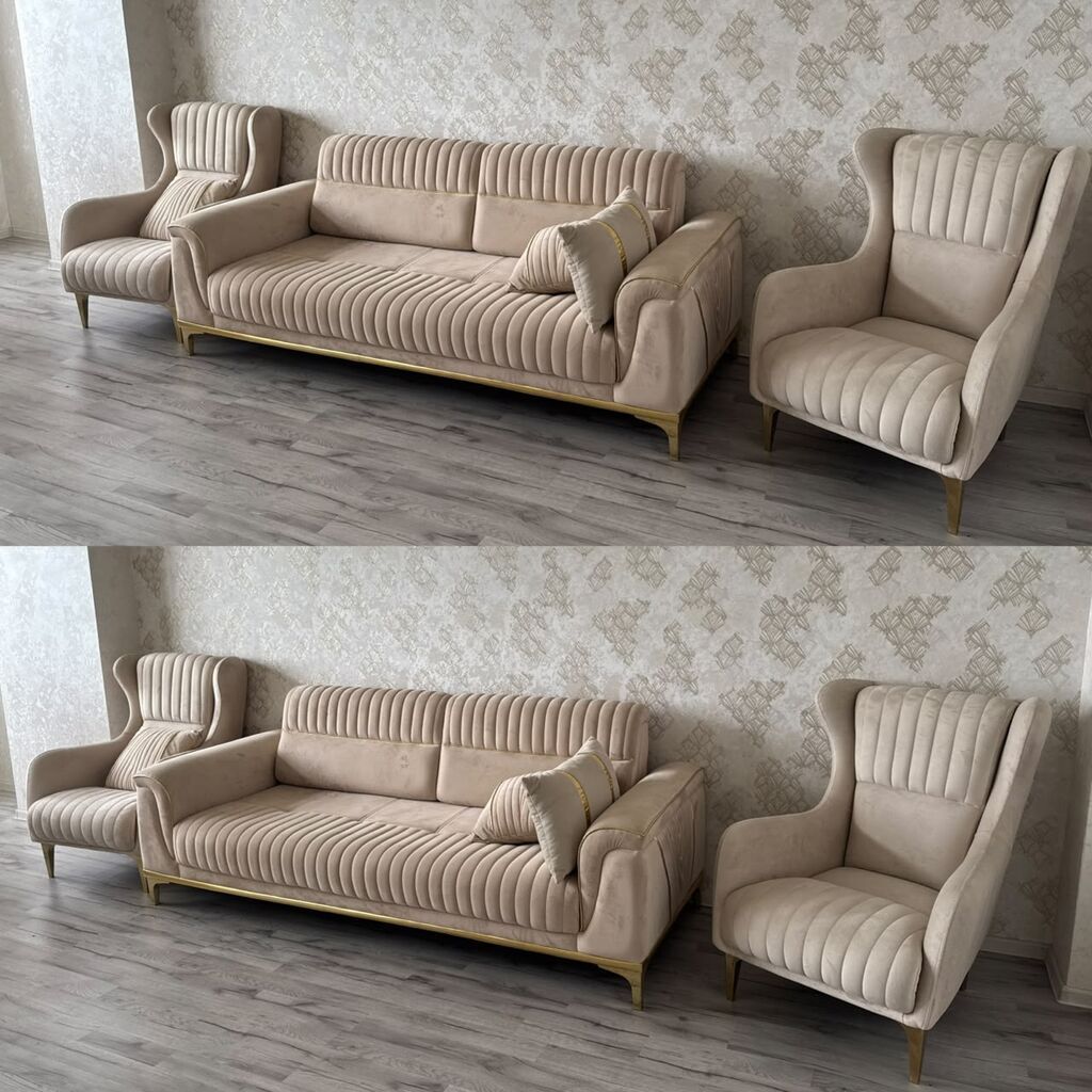Divan kreslo dəsti satılır 700azn. Yeni kimidir. Ünvan: Razin — Divanlər, Bakı