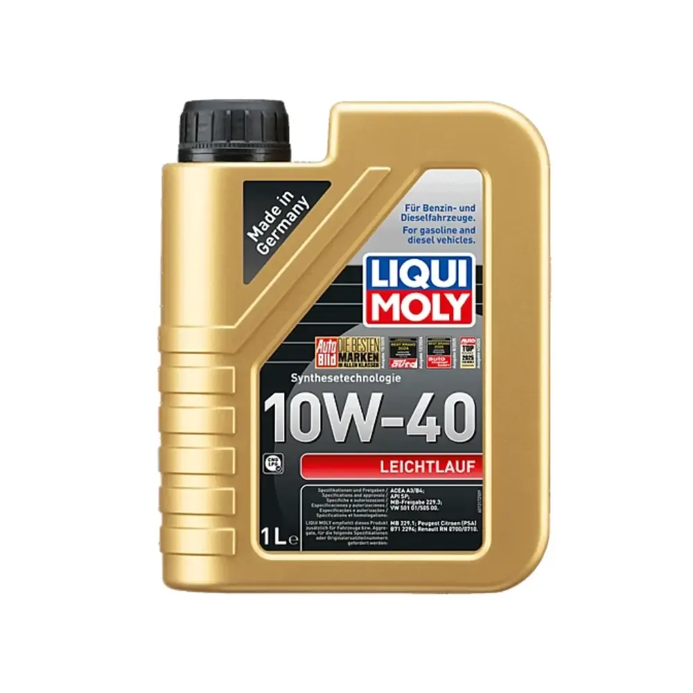 Avtomobil mühərrik yağı Liqui Moly Leichtlauf 10W-40 1L (LM1317/9500) — Spare Parts & Accessories