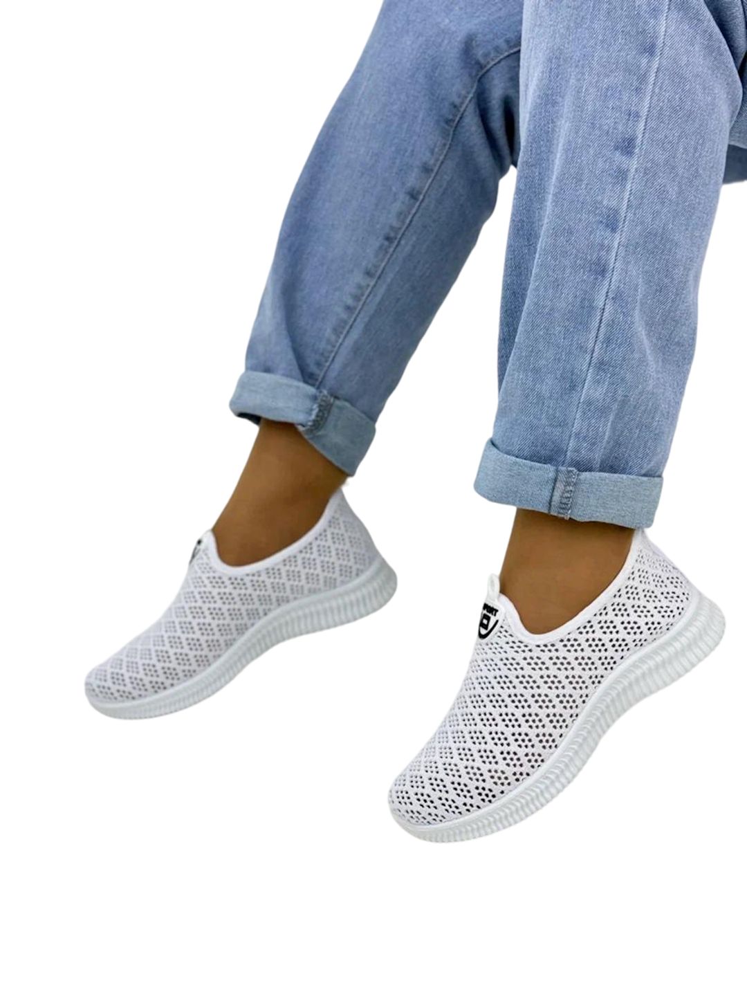 Qadınlar üçün sliponlar w-520-2, ağ, parça, ölçü 36 — Mallar, Bakı