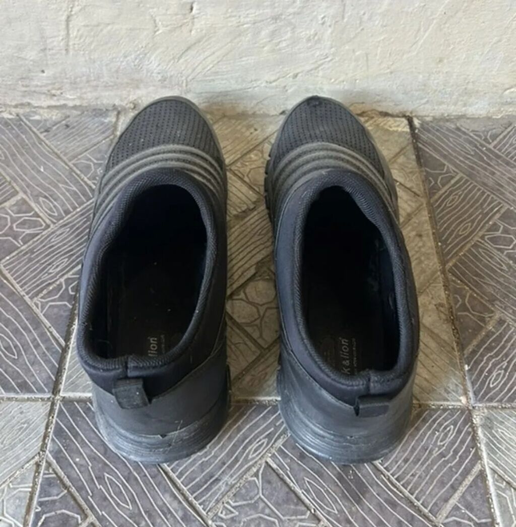 Qara rəngli slip-on kişi idman ayaqqabısı - Model: slip-on (bağsız) — Krossovkalar, Bakı (3)