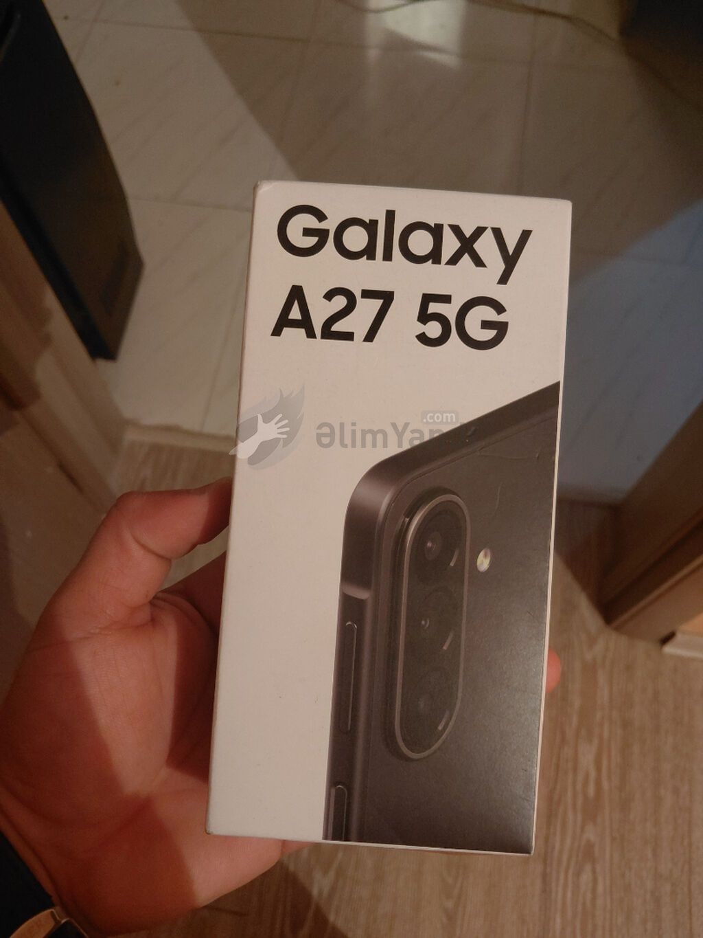 Salam samsung A27, rəng - Çəhrayı, Barmaq izi — Elektronika, Bakı