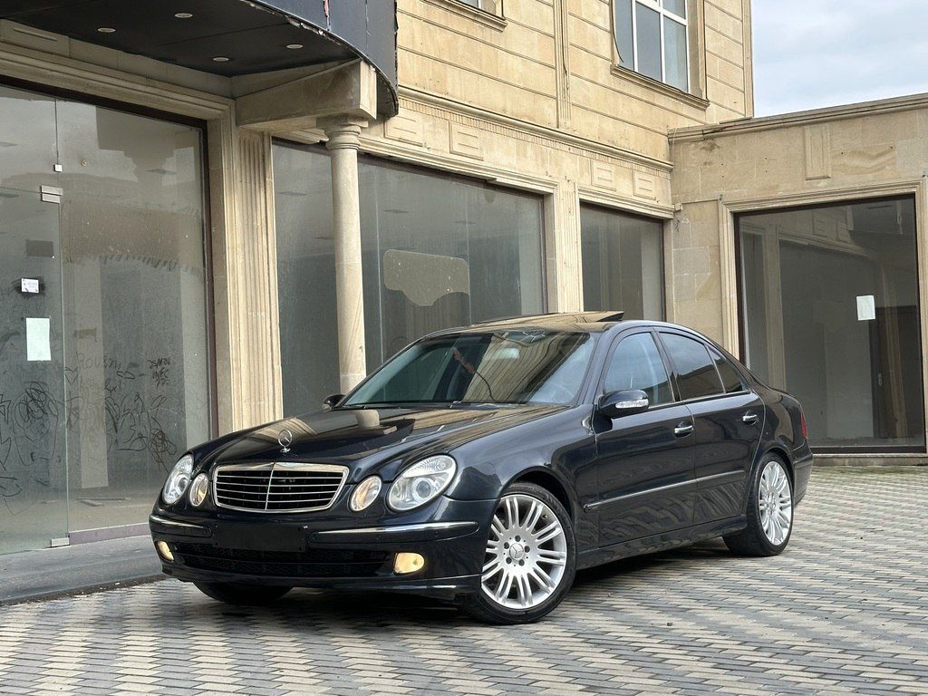 Mercedes E 220, 2.2 L, 2002 il, 304 000 km — Avtomobillər, Bakı (2)