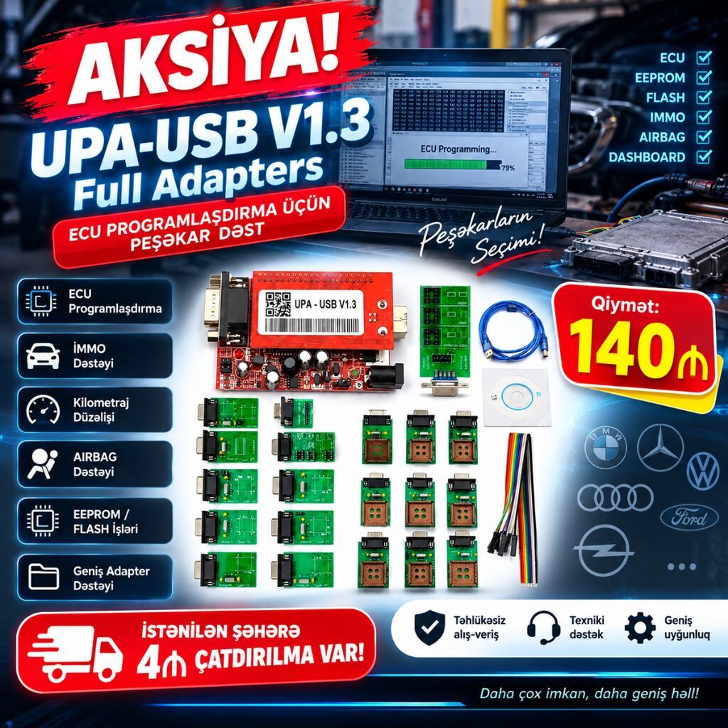 UPA USB V1.3 maşın proqramatoru. Программатор UPA USB Serial — Diaqnostika cihazları, Lənkəran