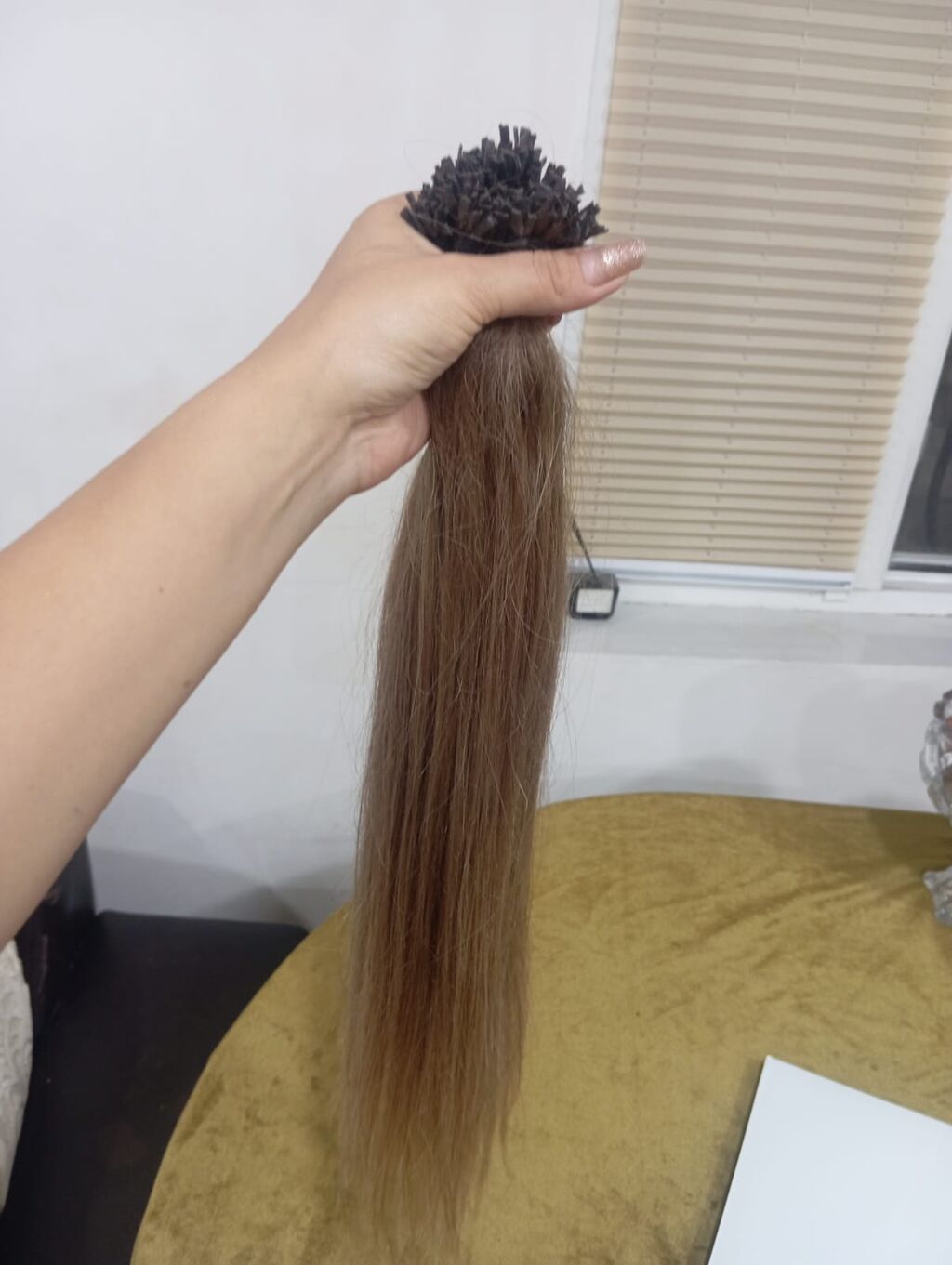 Təbii saç satılır Xırdalandadır çatdırılma yoxdur 288 qr 50 sm — Saç qayığı, Xırdalan