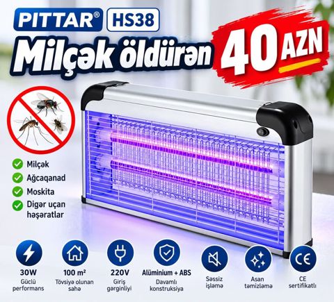 Pıttar Həşərat öldürən aparat HS-38 — Bakı