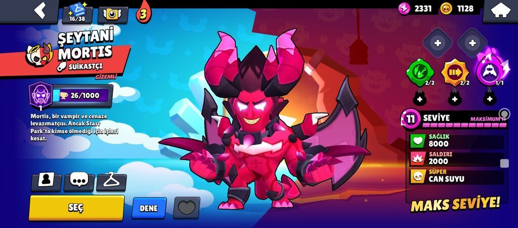 Brawl Stars hesabı – yüksək trofeyli və inkişaf etmiş - Kupa yolu — Digər, Bakı (4)