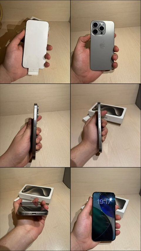 IPhone 15 Pro, Space Gray, Face ID — Bakı