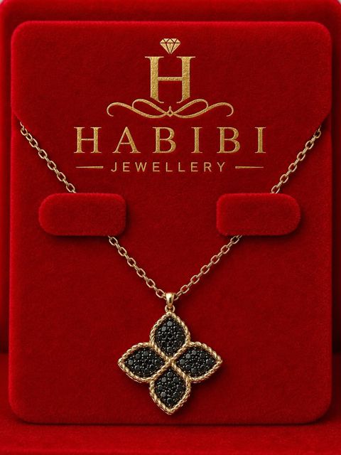 Kulonlu qızıl zəncir Habibi Jewellery HJ213, qızılı — Bakı