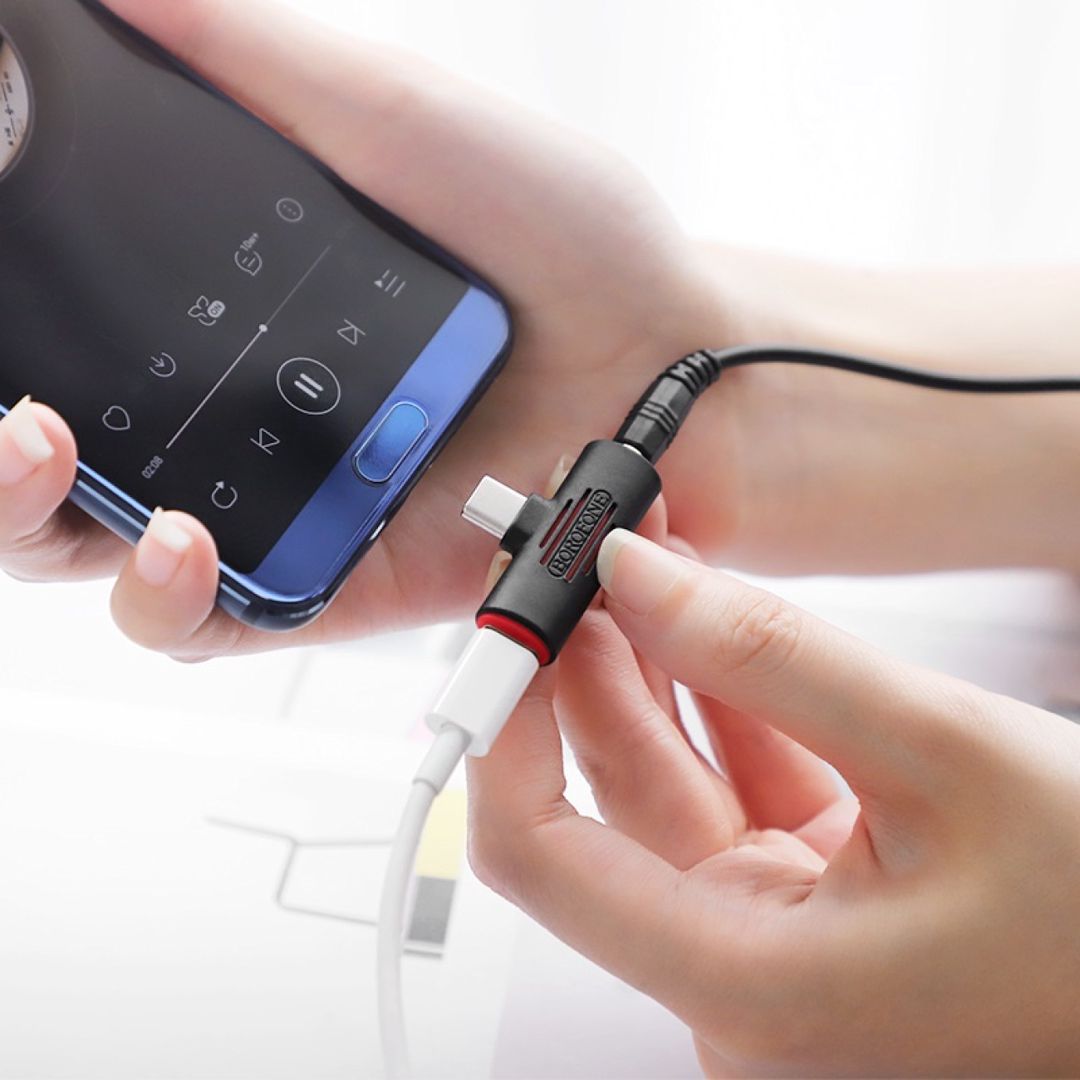 USB-C-dən USB-C-yə audio çevirici və BV8 3,5 mm jak — Telefonlar və qadjetlər, Bakı (3)