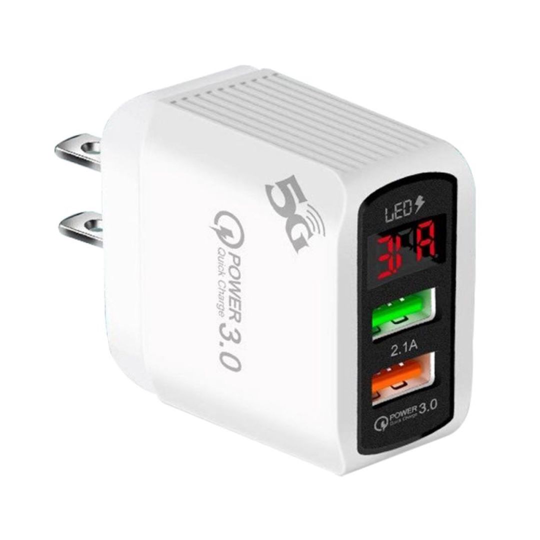 USB şarj cihazı Max 3A 15 w displeyli USB şarj cihazı Max 3A — Telefonlar və qadjetlər, Bakı