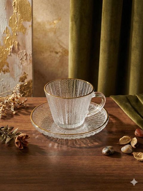 Çay servizi NT476, şüşə, 6 nəfərlik, 12 parça — Bakı
