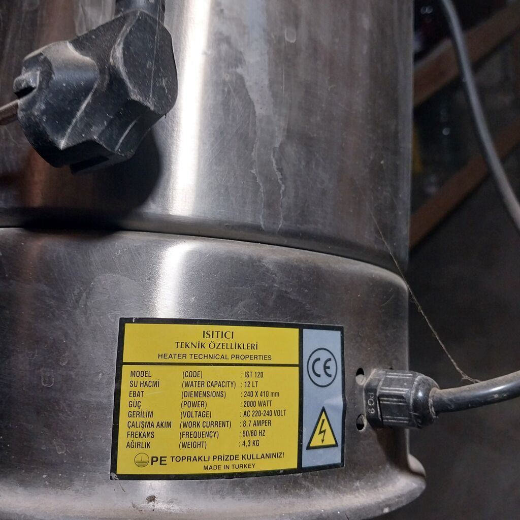 Sənaye tipli elektrikli su qızdırıcısı / samovar hec bir prablemi — Elektrik çaydanları və termoslar, Bakı (2)