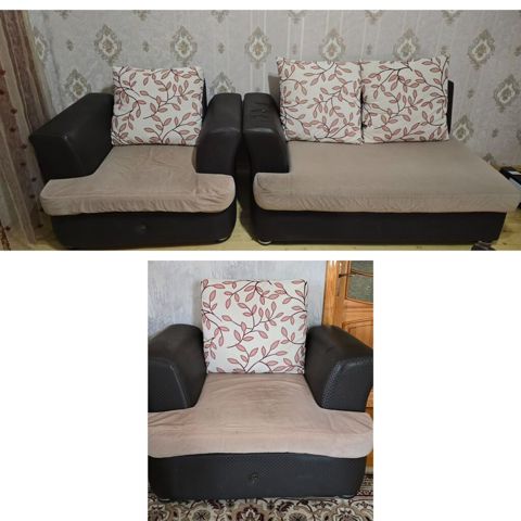 Divan acilan 2 kreslo birlikde 0017 qaracuxur birlikde 70azn — 70 ₼ · Bakı · Yumşaq mobilya dəstləri Divan acilan 2 kreslo birlikde 0017 qaracuxur birlikde 70azn — Bakı