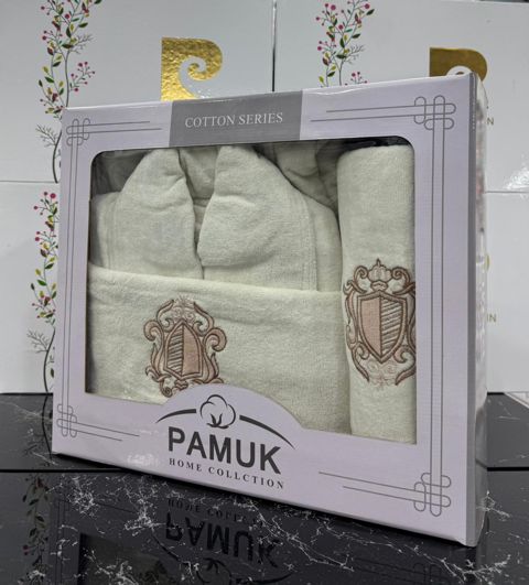 Qadınlar üçün hamam xələti və dəsmallar dəsti SDT035, pambıq, ağ, tək ölçü — 87.23 ₼ · Bakı · Mallar Qadınlar üçün hamam xələti və dəsmallar dəsti SDT035, pambıq, ağ, tək ölçü — Bakı
