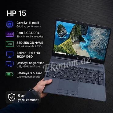 İntel core 12 nəsil/8 nüvə/RAM 8gb/SSD 256gb — Noutbuklar və planshetlər (8)