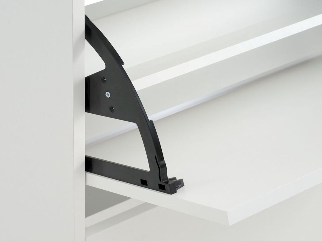 Ayaqqabılar üçün tumba Jysk Bakhuse, 65x124x25 sm, melamin, ağ — Mallar, Bakı (2)