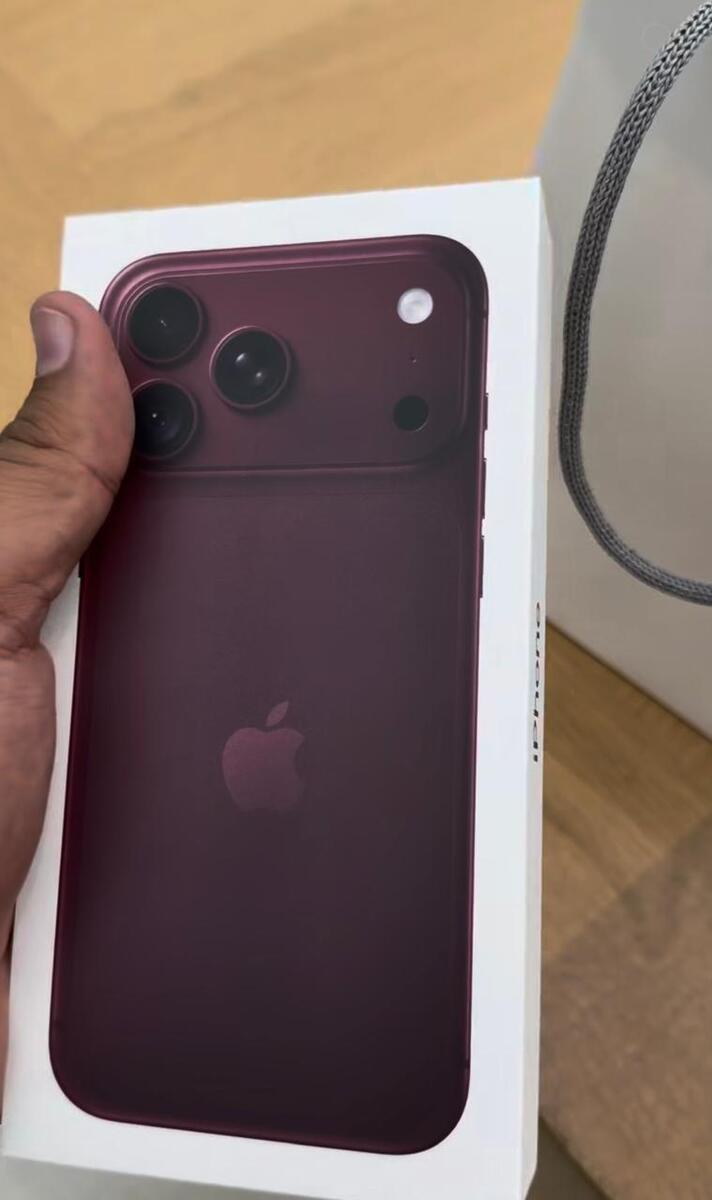 Apple iPhone 18 Pro Max Burgundy 512GB/12GB — Smartfonlar, Bakı
