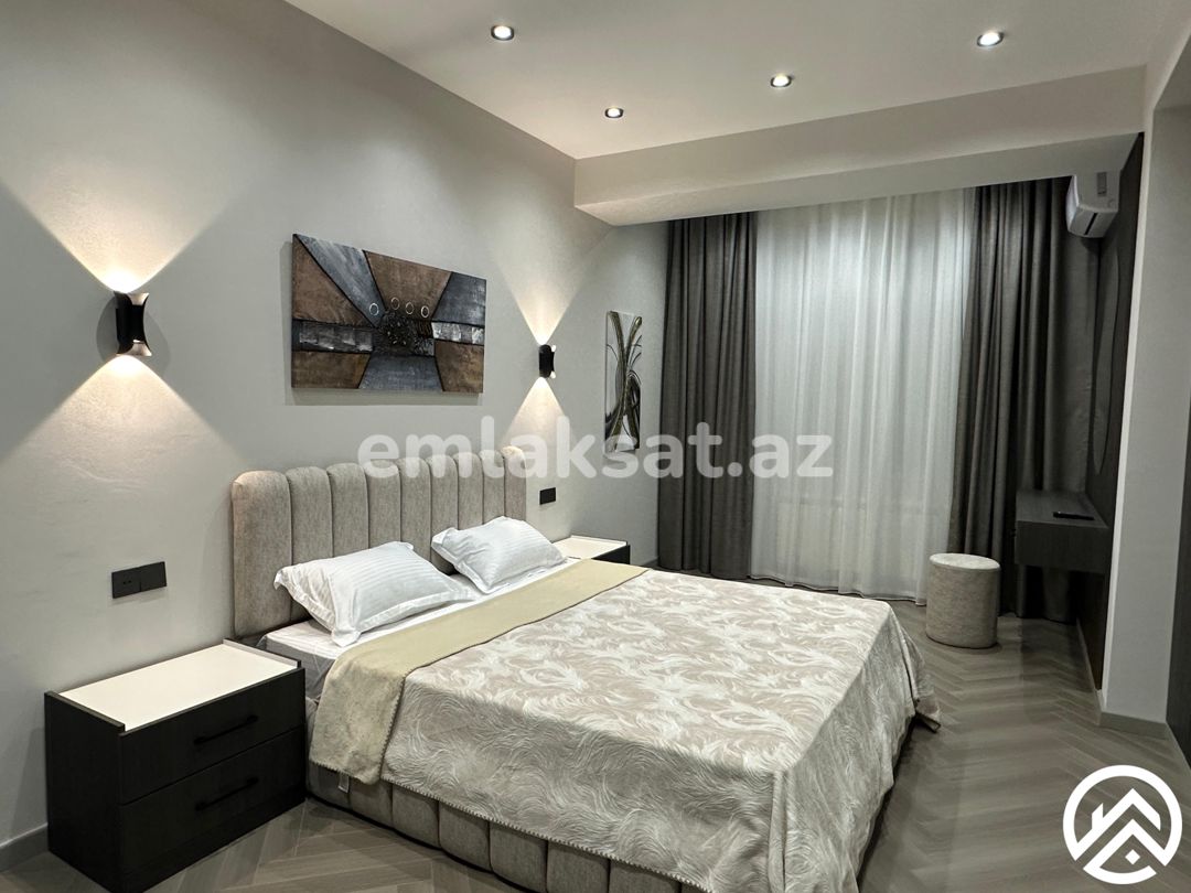 Kirayə (aylıq) 3 otaq yeni tikili 90 m², Nəsimi — Mənzil, Bakı (3)