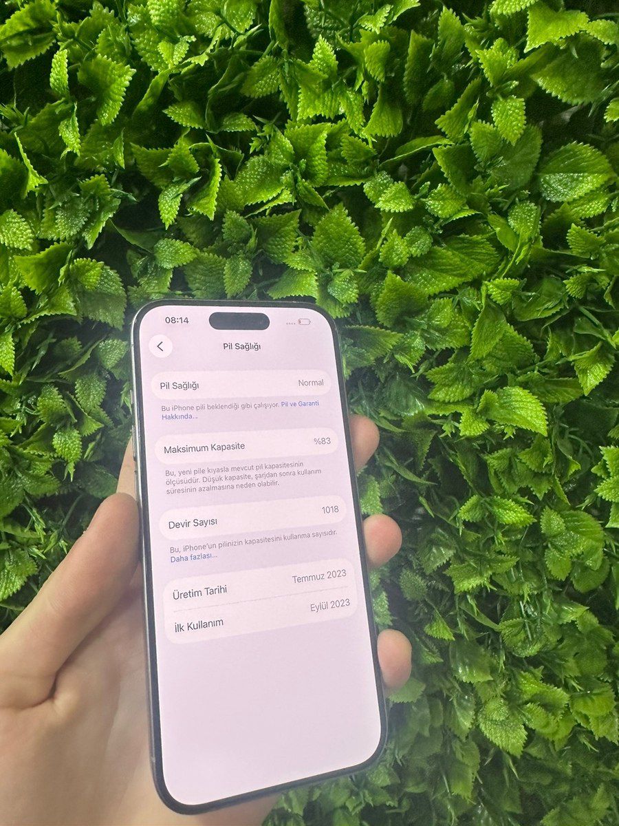 Apple iPhone 15 Pro Natural Titanium 128GB/8GB — Smartfonlar, Bakı (6)