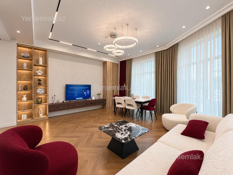 Satılır 3 otaqlı Bina evi menzil (Yeni tikili), 127 m², Nəsimi rayonu — Mənzil, Bakı (2)