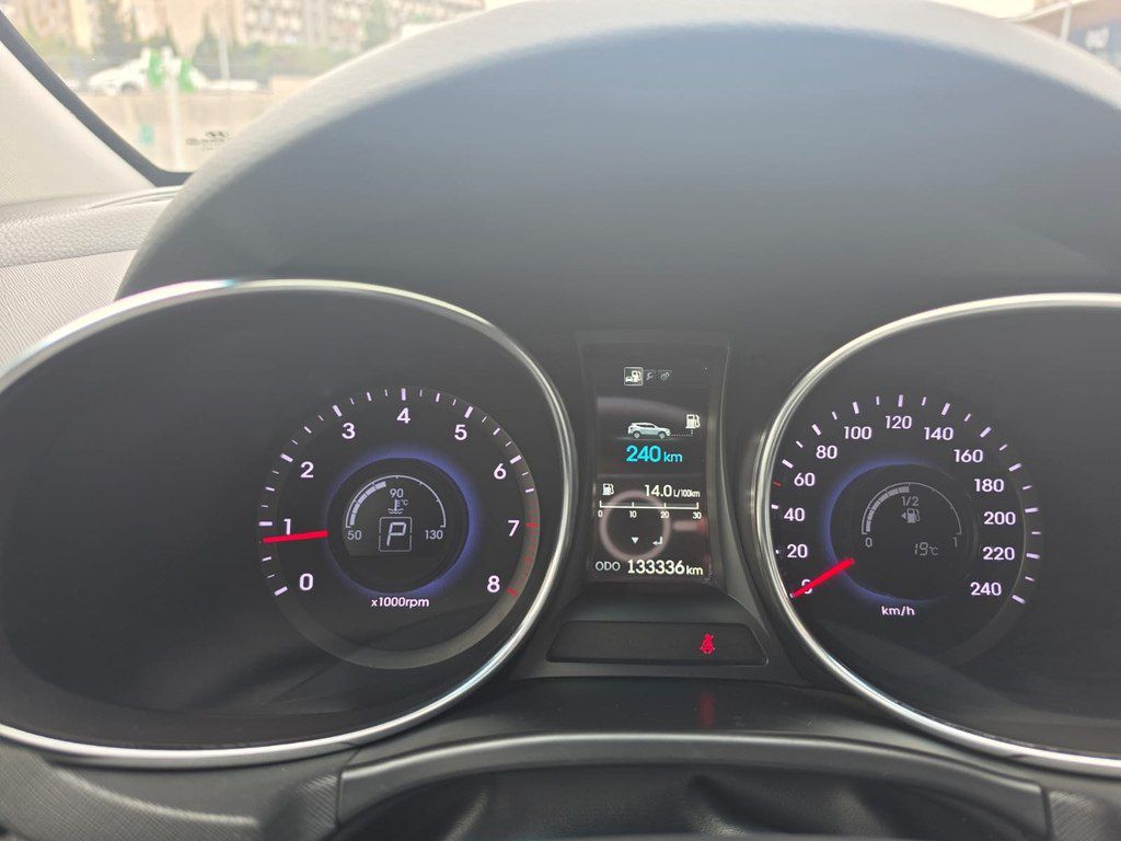 Hyundai Santa Fe, 2.4 L, 2014 il, 133 450 km — Avtomobillər, Bakı (7)