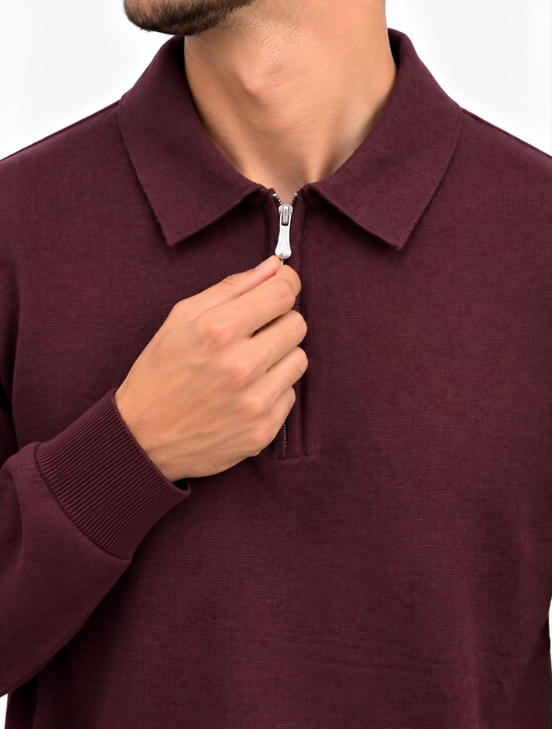 Kişi polo, tünd qırmızı, pambıq, ölçü XL — Mallar, Bakı (2)
