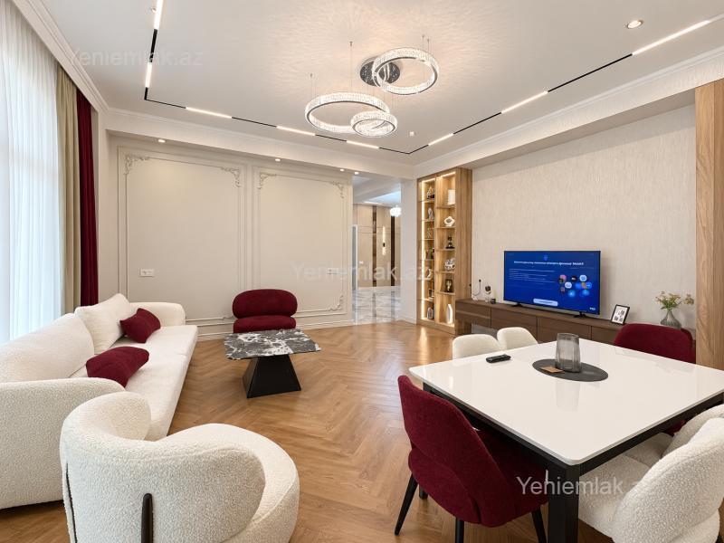 Satılır 3 otaqlı Bina evi menzil (Yeni tikili), 127 m², Nəsimi rayonu — Mənzil, Bakı (3)
