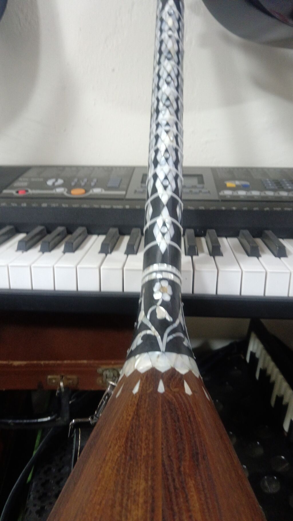 Sədəfli super saz — Gitarlar və digər simli alətlər, Bakı (5)