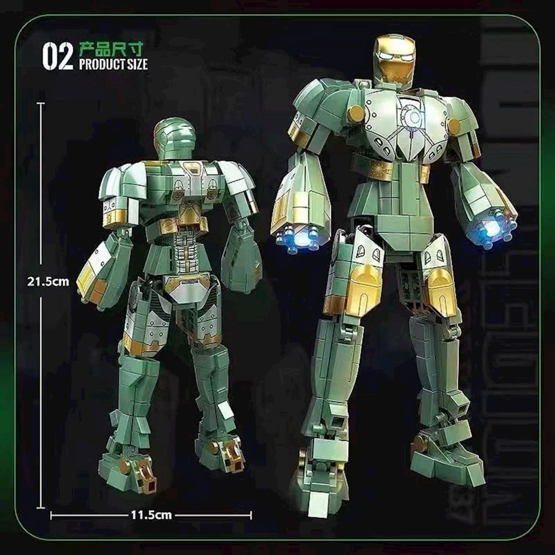 Blok konstruktor Quan Guan 796 Iron Legion MK37, 446 element — Mallar, Bakı (3)