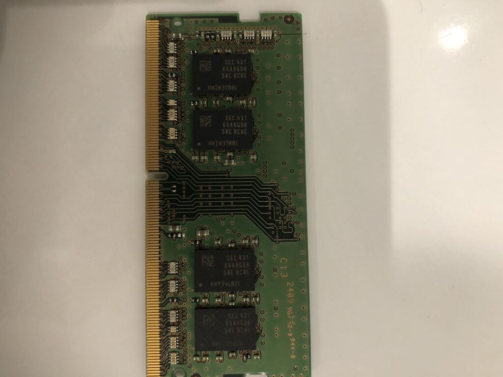 Operativ yaddaş (RAM) Samsung, 8 GB, 3200 Mhz, DDR4, Noutbuk üçün, İşlənmiş — Operativ yaddaş, Bakı (3)