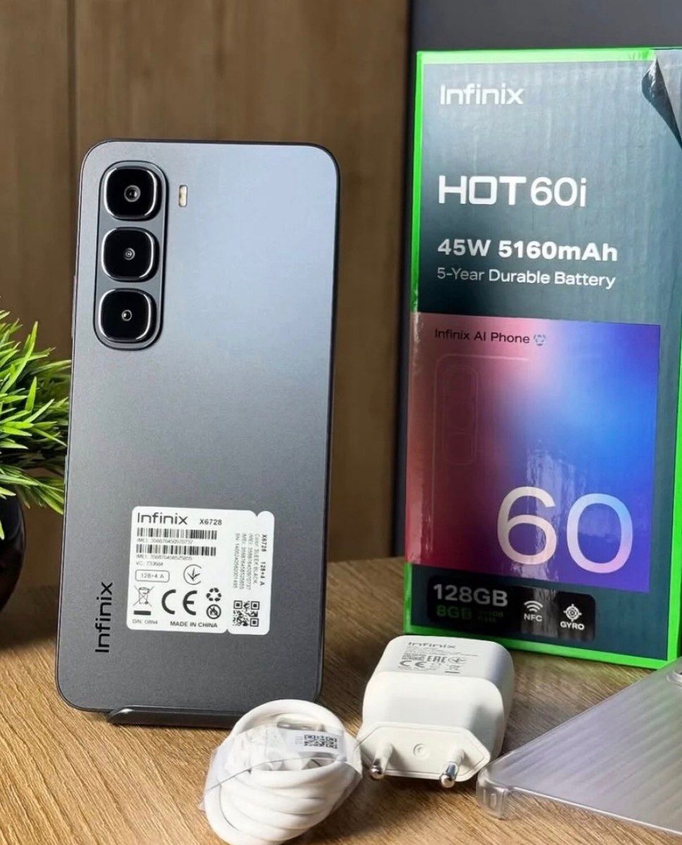 Infinix Hot 60i Sleek Black 256GB/8GB — Smartfonlar, Bakı (2)