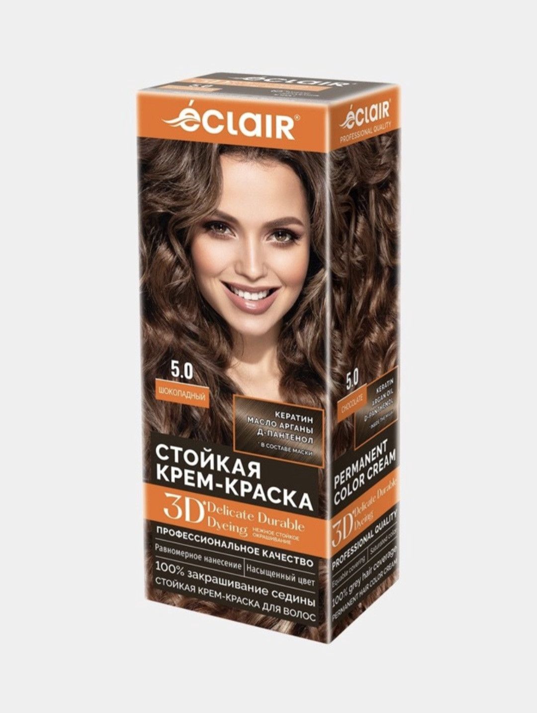 Sac üçün krem-boya Eclair 3D - 5.0 Şokolad, 50 ml — Mallar, Bakı