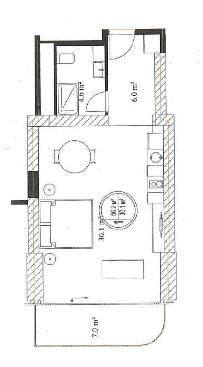 Satılır 2 otaqlı yeni tikili 56.2 m² — Mənzil, Bakı (4)