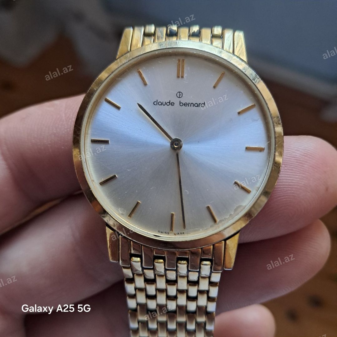 Orijinal İsveçrə saatı Claude Bernard (Slim Line) – Əla vəziyyətdə Açıqlama:Ori — Aksesuarlar, Mingəçevir (3)