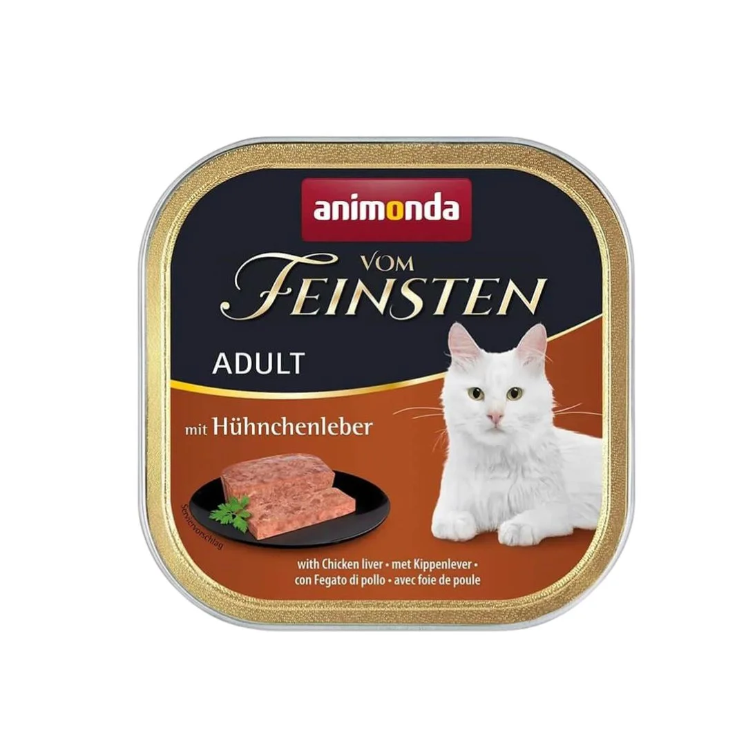 Animonda Vom Feinsten Adult, toyuq ciyəri ilə böyük pişiklər üçün yaş pate yem, 100 гр — 2.4 ₼ · Bakı · Pişiklər Animonda Vom Feinsten Adult, toyuq ciyəri ilə böyük pişiklər üçün yaş pate yem, 100 гр — Bakı