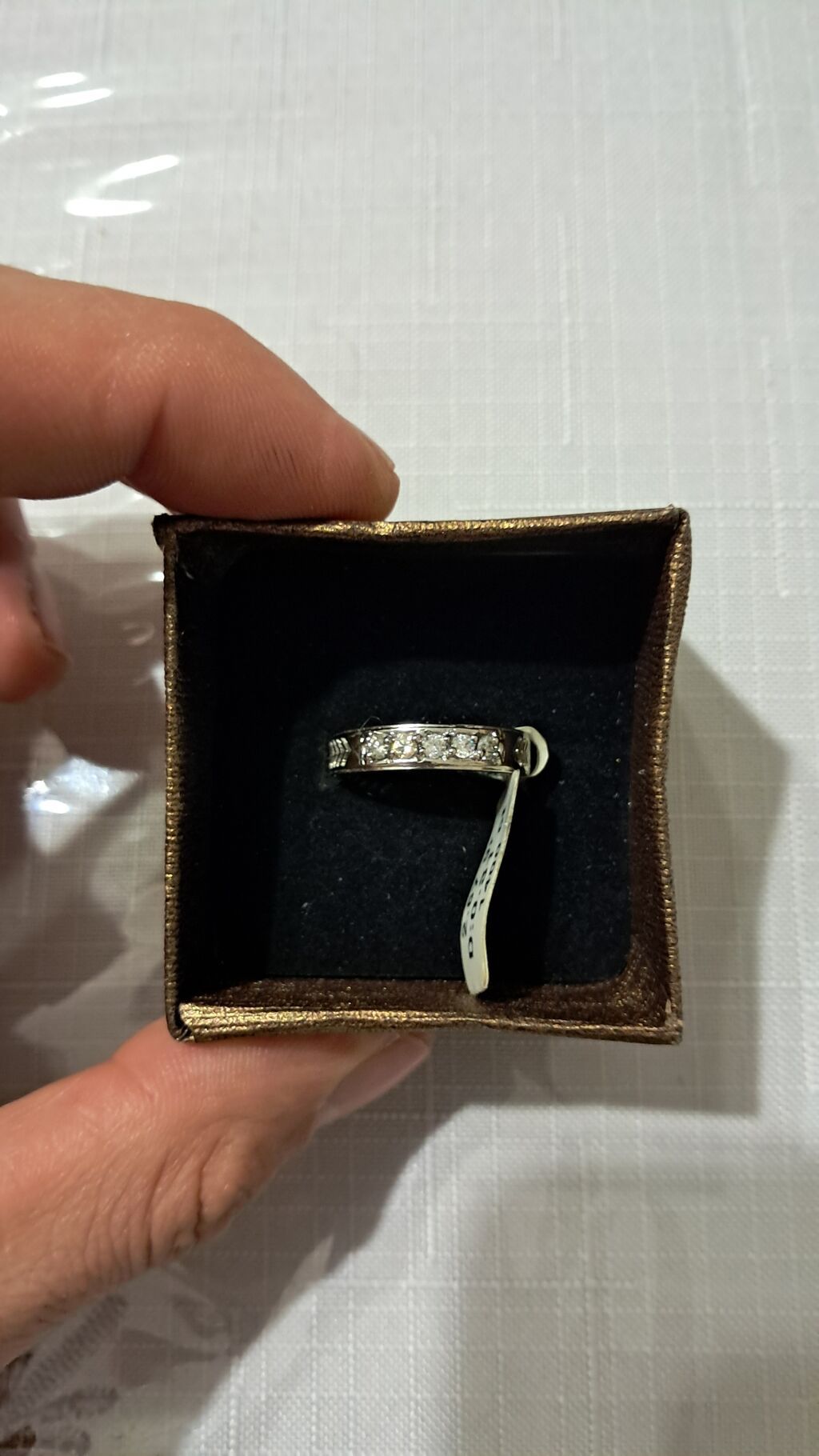 Üzük, Ağ qızıl, Brilyant, 0.26-0.50 Karat — Üzüklər, Bakı (4)