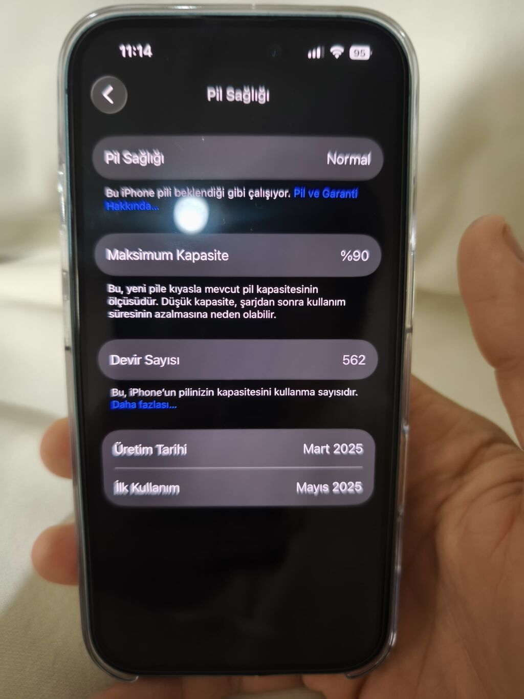 IPhone 15, Mavi, Face ID — Apple iPhone, Bakı (2)