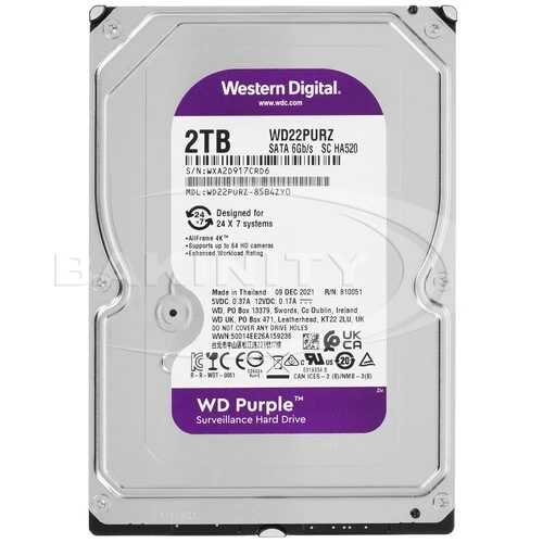 Sərt disk WD 2 TB (WD22PURZ) — Bakı