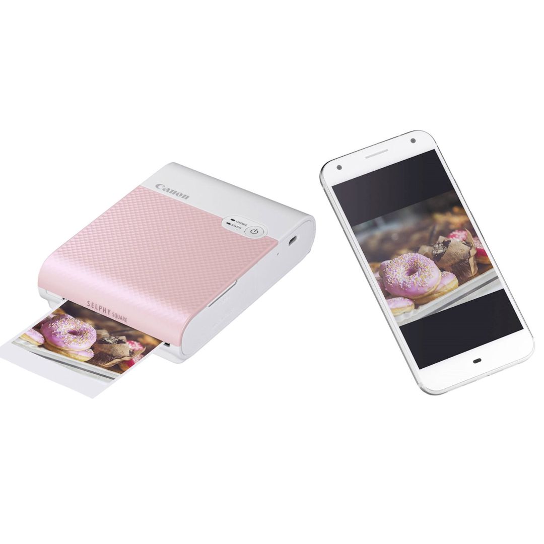 Fotoprinter Canon Selphy Square QX10 Çəhrayı 4109C009-N — Printerləri, Bakı (2)